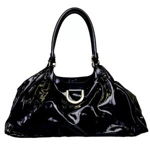 Half Moon Gucci Black Vida Hobo Bag